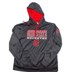 Scarlet & Gray Mens Size XL Ohio State Buckeyes Hoodie